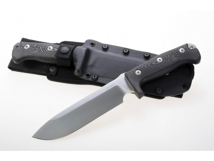 m7 satin finished blade black micarta