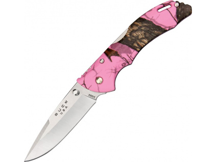 Buck Bantam BLW Lockback Knife Pink Mossy Oak Camo