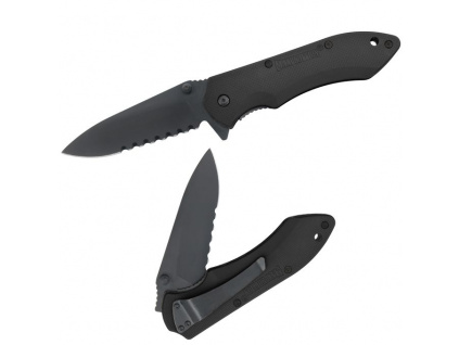 Maxpedition Ferox Folding Knife Serrated Black Hangle