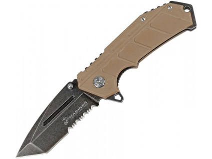 USMC US MARINES LINERLOCK TAN USM1034TS