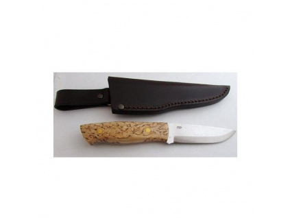 EnZo Trapper 95 O1 Knife/Curly Birch