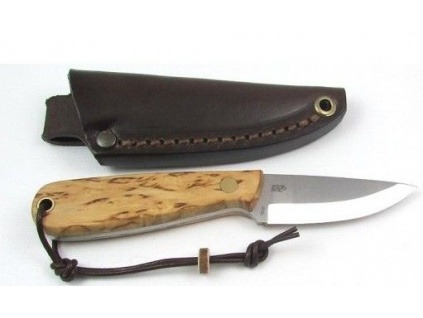 EnZo Necker 70 knife/Curly Birch