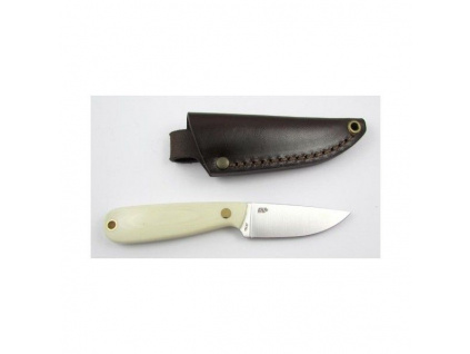 EnZo Necker 70 knife/Leather/Ivory Micarta