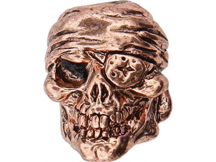 One Eyed Jack Skull Bead