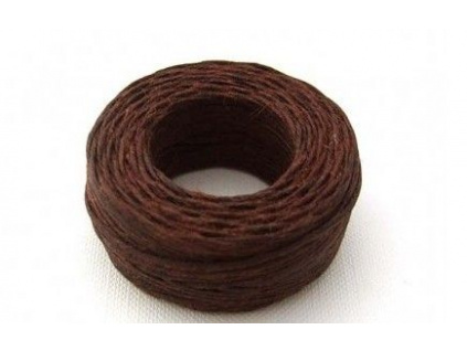 Brown linen thread