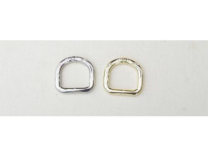 D rings nickel -16 mm/emboss/10ks