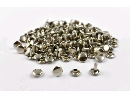 Double Cap Rivet ⌀9-L10mm Nickel / 100pcs