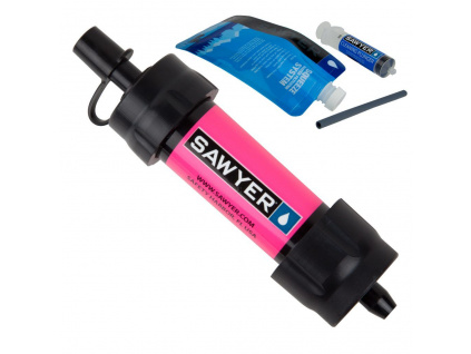 SAWYER MINI Filter - Vodný cestovný filter pink