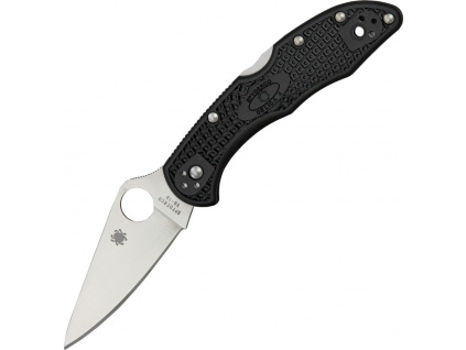Spyderco Delica 4 Lightweight Flat Ground Black C11F