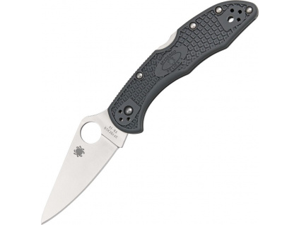 Spyderco Delica 4 Lightweight Flat Ground Grey C11FPGY