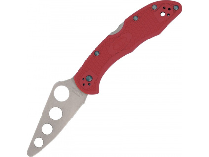 Tréningový nôž Spyderco Delica 4 Lightweight Trainer Red C11TR