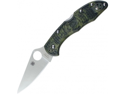 Spyderco Delica 4 Zome Green C11ZFGR