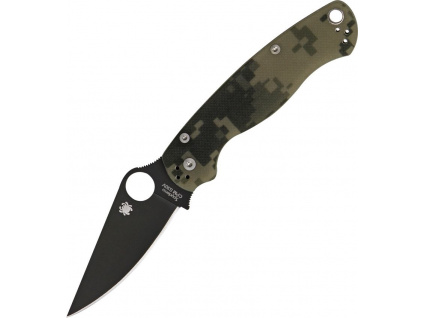 Spyderco Para Military 2 G-10 Camo / Black Blade C81GCMOBK2
