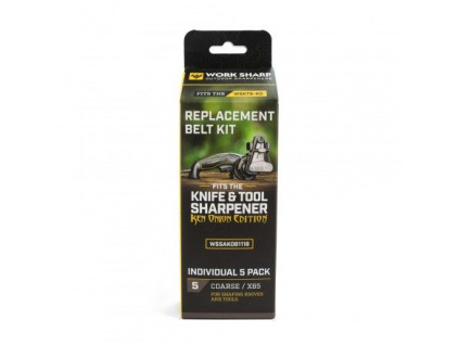 WORK SHARP X65 Coarse Abrasive Belt Bulk Pack - Ken Onion Edition WSSAKO81118