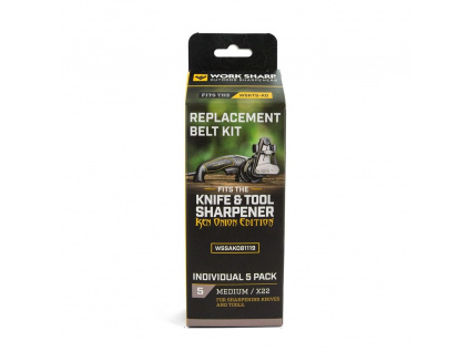 WORK SHARP X22 Medium Grit Abrasive Belt Bulk Pack - Ken Onion Edition WSSAKO81119