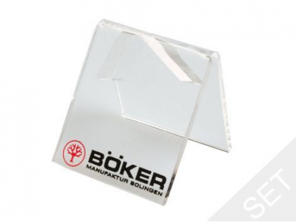 Stojan na nože Böker Manufaktur Acryl Einzeldisplay Set