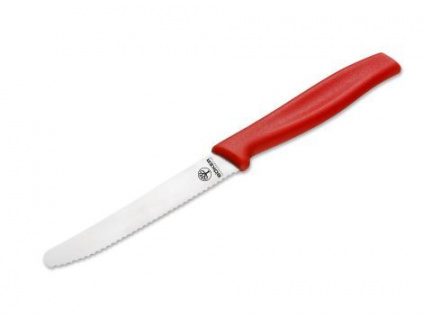 Nôž na pečivo Böker Manufaktur Brötchenmesser Rot Set 6 Stück