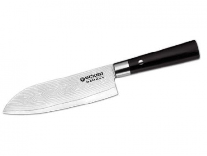 Nôž santoku Böker Manufaktur Solingen Damast Black Santoku