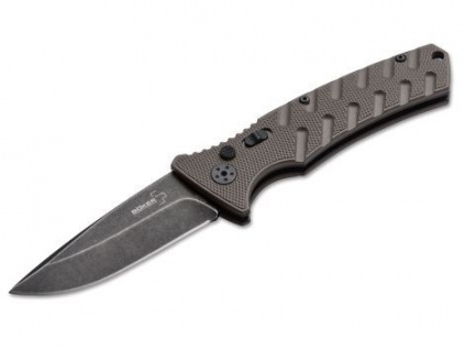 Automatický nôž Böker Plus Strike Coyote Spearpoint