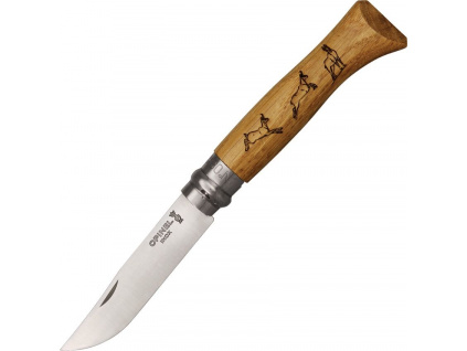 EOL Opinel No8 Animalia motív kamzík 254276