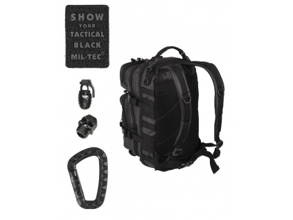 Miltec US ASSAULT PACK SM TACTICAL BLACK 14002088