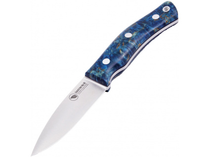 Pevný nôž Casström No.10 SFK 14C28 Stabilizovaná Breza Modrá 13119