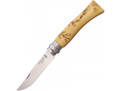 Zatvárací nôž Opinel No7 Listy