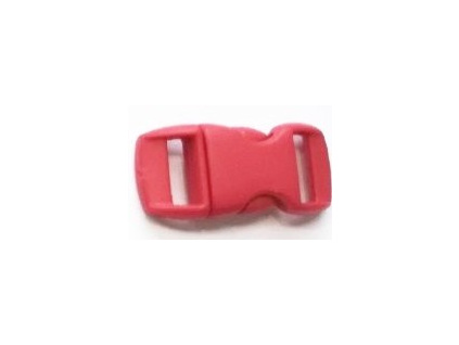 Spona trojzubec (10mm) - farba červená