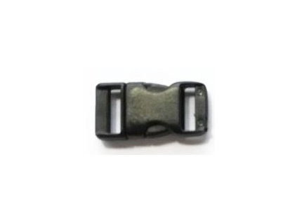 Spona trojzubec (11 mm) - farba čierna