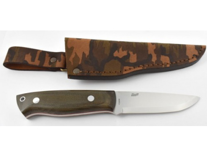 Nôž BRISA Trapper 95 N690Co/Sc Knife/ Green Canvas Micarta / Camo