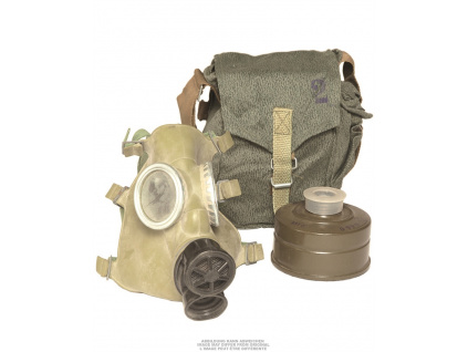 Ochranná maska Polish MC-1 Gas Mask with 40mm sealed filter and original carry 91650070