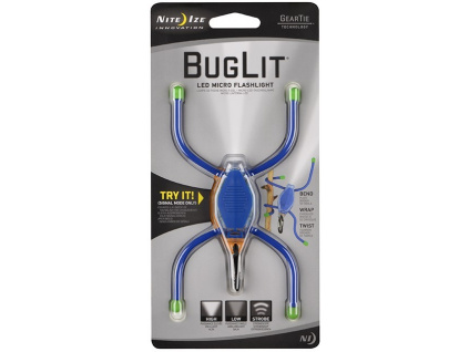 Micro svietidlo BGT03W-07-1703 Nite Ize BugLit LED Micro Flashlight - Blue/Lime