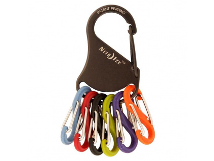 Karabíny KRK-03-01 Nite Ize KeyRack S-Biner - Black/Assorted
