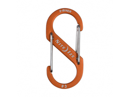 Karabína SBA3-19-R6 Nite Ize S-Biner Aluminum Dual Carabiner 3 - Orange