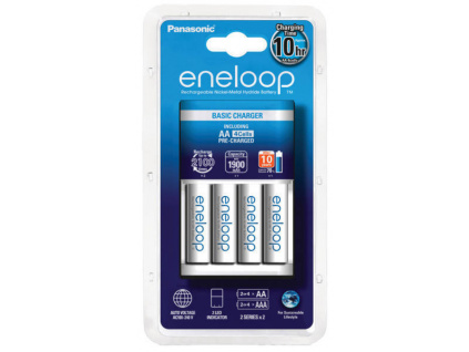 Batérie a nabíjačka K-KJ51MCC40E Panasonic Eneloop Charger BQ-CC51 + 4 x R03/AAA Eneloop