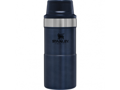 Termohrnček do jednej ruky STANLEY Classic series verzia 2.0 nočná modrá 350ml