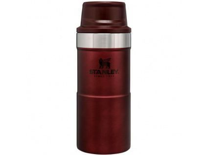 Termohrnček do jednej ruky STANLEY Classic series verzia 2.0 vínová 350ml