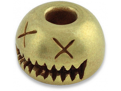 Mosadzná korála AuCon Smiley Bead Brass