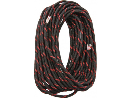 Šnúra Live Fire FireCord 25ft Black/Red Line LF19
