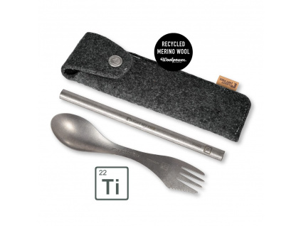 spork n straw kit titanium 1