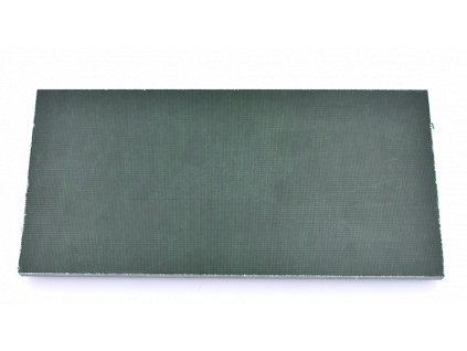 Micarta Hunters Green Canvas Large