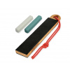 Pocket Dual Sided Leather Paddle Strop with 2 Polishing Compounds