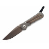 Chris Reeve Small Inkosi Micarta Canvas Natural MagnaCut
