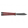 nôž motýlik Benchmade Necron Ruby Red G10 Balisong 99BK-1