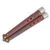 Benchmade Necron Gold Class Latchless Balisong Butterfly Weehawk Damasteel 99-241