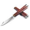 Benchmade Necron Gold Class Latchless Balisong Butterfly Weehawk Damasteel 99-241