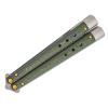 Benchmade Necron Gold Class Latchless Balisong Butterfly Monarch Damasteel 99-242