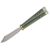 Benchmade Necron Gold Class Latchless Balisong Butterfly Monarch Damasteel 99-242