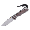 Chris Reeve Large Sebenza 31 Bog Oak Glass Blasted MagnaCut