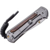 Chris Reeve Large Sebenza 31 Inlay Bog Oak Glass Blasted MagnaCut